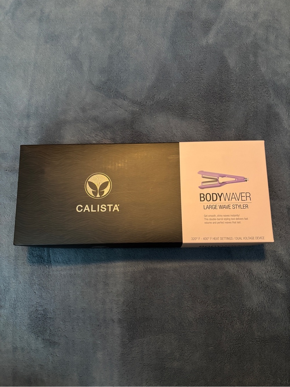 Calista BodyWaver Large Wave Styler — Black & Lavender